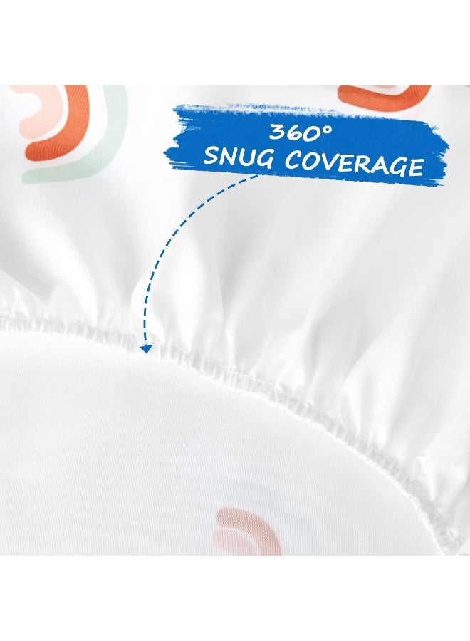 Coldwind Rainbow Changing Pad Cover 2 Pack - Image 2